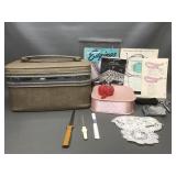 Samsonite Suitcase, Vintage Sewing Supplies & More
