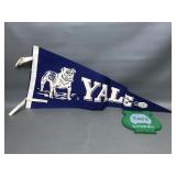 Vintage Yale Felt Banner & Cody Choral Patch