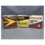 Vtg Estate, Mohawk & Reliance 12 Ga Shot Shells