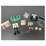 Vintage Costume Jewelry Pierced Earrings