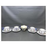 Henriot Quimper France Tea Cup & Saucers & More