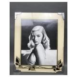 Antique Reverse Painted Art Deco Picture Frame