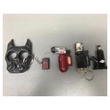 Novelty Keychain Lighters & Brutus Self Defense