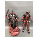 Mcfairlane Toys Spawn & Deadpool Figurines