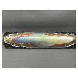 Stunning Handpainted Decorative Wooden Art Piece