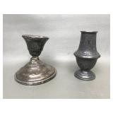 Gorham Sterling Silver & Weighted Candle Stick