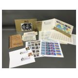 Vintage International Stamps In Collectors Book &