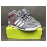 Adidas Gray & Red High Top Sneakers Size 13