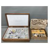 Vintage Dante Jewelry Box W Costume Jewelry & More