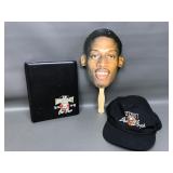 Detroit Pistons Bad Boys Hat, Rodman Paddle Fan &