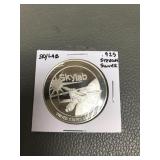 Sky Lab Sterling Silver Coin