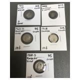 Vintage Fine Silver Coins
