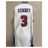 Autographed Stuckey Detroit Pistons Jersey