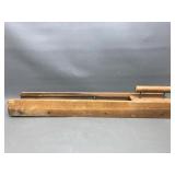 Antique Wooden Vegetable Slicer Or Mandoline