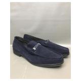 Stacy Adams Navy Suede Size 15 Loafers