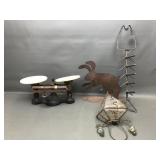 Rusty Crusty Antique Scale, Bunny Sculpture & More