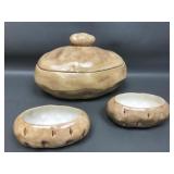 Signed Potato Shaped Storage Containers