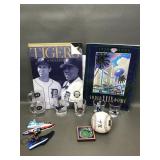 Superbowl Booklet, Baseball, Sports Shot Glasses &