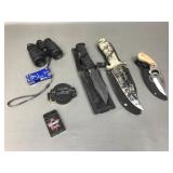 Tactical Knives, Binoculars, Compass & More