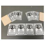 1990's Hall Of Fame Metal Football Cards