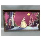 Antique Maxfield Parrish Style 'the Love Serenade'