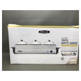 New Bella Triple Buffet Server