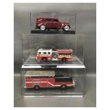 Diecast Fire Engines & Studebaker Cars