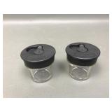 Antique Bakelite Schoolhouse Desk Inkwells