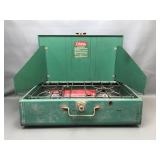 Vtg Coleman Camp Stove Classic Green