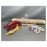 Vtg Western Electric Trimline Telephone & More!