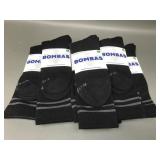Bombas Long Black Socks, Xl