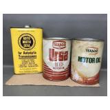 Auto Matic Seal, Texaco & More Oil Cans