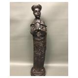 Vtg Resin Figurine Of Serene Chinese Emperor