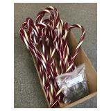 17 Vintage Plastic Candy Cane Outdoor Decor