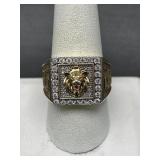 10k Gold Menï¿½s Ring With Diamonds