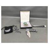 Vintage Military Medal, Grappling Hook & More!