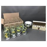 Sweet Lemonade Glasses & Pineapple Candle Tins