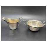 Sterling Silver Sugar And Creamer