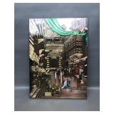 Vintage Beshtak Etched Copper Wall Art