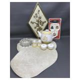 Mcm Teapot, Nevco Caddy, Salt & Pepper Shakers &