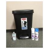 Rubbermaid Trashcan & More!
