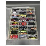 Clear Hot Wheels Carrying Case Stocked With Cars!