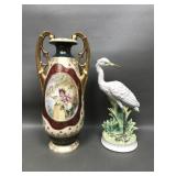 Vtg Royal Vienna Style Vase & More