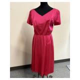 Vintage Acetate Miss Couture Dress Size 18