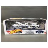 Hot Wheels Premium Ford Race Team 4-vehicle Set