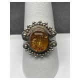 Sterling Silver Art Deco Ring