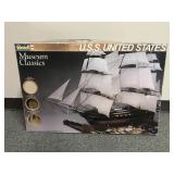 Vtg Revell 1/96 Scale Plastic Model Kit Of Uss