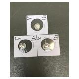 3 Grams .999 Fine Silver Country Coins Austrialia,