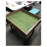 Mcm Freestanding Glass Top Display Case