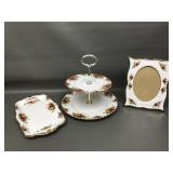 Royal Albert Bone China Tired Tray, Frame & More!